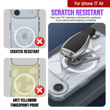 Charger l'image dans la galerie, Punkcase iPhone 17 Air Magnetic Wireless Charging Case [Clearmag Series] [Clear]
