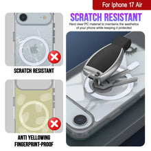 Charger l'image dans la galerie, Punkcase iPhone 17 Air Magnetic Wireless Charging Case [Clearmag Series] [Silver]
