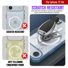 Charger l'image dans la galerie, Punkcase iPhone 17 Air Magnetic Wireless Charging Case [Clearmag Series] [Navy]
