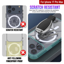 Charger l'image dans la galerie, Punkcase iPhone 17 Pro Max Magnetic Wireless Charging Case [Clearmag Series] [Teal]
