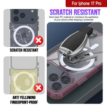 Charger l'image dans la galerie, Punkcase iPhone 17 Pro Magnetic Wireless Charging Case [Clearmag Series] [Rose]

