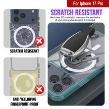 Charger l'image dans la galerie, Punkcase iPhone 17 Pro Magnetic Wireless Charging Case [Clearmag Series] [Teal]
