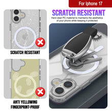 Charger l'image dans la galerie, Punkcase iPhone 17 Magnetic Wireless Charging Case [Clearmag Series] [Clear]
