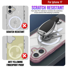 Charger l'image dans la galerie, Punkcase iPhone 17 Magnetic Wireless Charging Case [Clearmag Series] [Rose]
