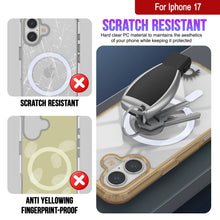 Charger l'image dans la galerie, Punkcase iPhone 17 Magnetic Wireless Charging Case [Clearmag Series] [Gold]
