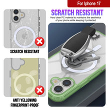 Charger l'image dans la galerie, Punkcase iPhone 17 Magnetic Wireless Charging Case [Clearmag Series] [Green]
