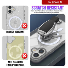 Charger l'image dans la galerie, Punkcase iPhone 17 Magnetic Wireless Charging Case [Clearmag Series] [Silver]
