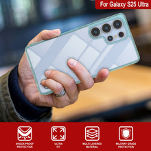Load image into Gallery viewer, Coque Galaxy S25 Ultra [Série Acrylique Transparente] [Antidérapante] Pour Galaxy S25 Ultra [Sarcelle]
