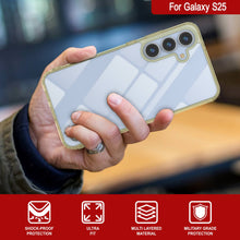 Load image into Gallery viewer, Coque Galaxy S25 [Série Acrylique Transparente] [Antidérapante] Pour Galaxy S25 [Jaune]

