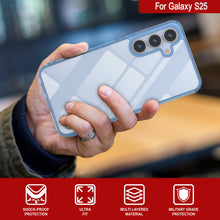 Load image into Gallery viewer, Coque Galaxy S25 [Série Acrylique Transparente] [Antidérapante] Pour Galaxy S25 [Bleu]
