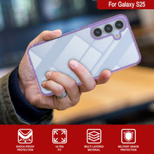 Load image into Gallery viewer, Coque Galaxy S25 [Série Acrylique Transparente] [Antidérapante] Pour Galaxy S25 [Violet]

