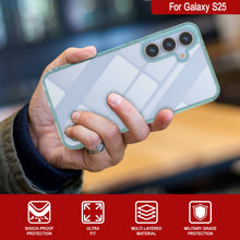 Load image into Gallery viewer, Coque Galaxy S25 [Série Acrylique Transparente] [Antidérapante] Pour Galaxy S25 [Sarcelle]
