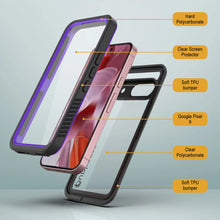 Charger l&#39;image dans la galerie, Couvre d&#39;armure de Google Pixel 9, punkcase [série Extreme] avec protecteur d&#39;écran intégré [violet]
