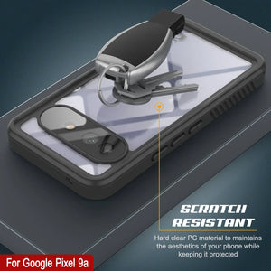Case d'étanchéité Google Pixel 9A, couvercle d'armure Punkcase [série Extreme avec protecteur d'écran intégré [noir]
