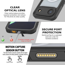 Charger l'image dans la galerie, Coupe d'iphone 17 étanche à l'air, punkcase [Series Extreme] Couvercle d'armure avec protecteur d'écran intégré [Teal]
