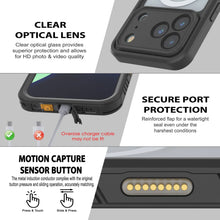 Charger l&#39;image dans la galerie, Coupe étanche à l&#39;iPhone 17 Pro, punkcase [Extreme Series] HEVER avec protecteur d&#39;écran intégré [bleu clair]
