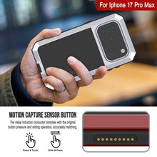 Charger l'image dans la galerie, Étui en métal iPhone 17 Pro Max, couverture d'armure de qualité militaire lourde [Proof] Full Body Hard [White]
