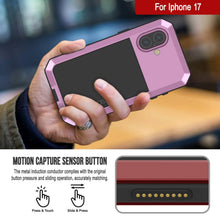 Charger l'image dans la galerie, Étui en métal iPhone 17, couverture d'armure de qualité militaire lourde [Proof] Full Body Hard [rose]
