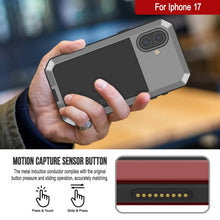 Charger l'image dans la galerie, Étui en métal iPhone 17, couverture d'armure de qualité militaire lourde [Proof] Full Body Hard [Silver]
