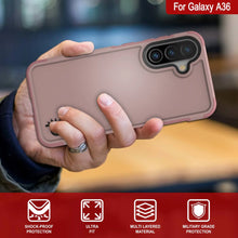Load image into Gallery viewer, Punkcase Galaxy A36 Case, [Spartan 2.0 Series] Couverture lourde robuste claire [rose]
