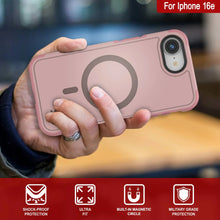 Load image into Gallery viewer, Punkcase iPhone 16e Case, [Spartan 2.0 Series] Couverture lourde robuste claire avec protecteur d&#39;écran intégré [rose]
