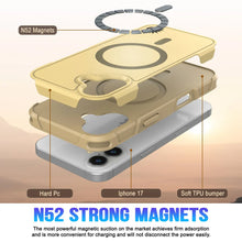 Charger l&#39;image dans la galerie, Punkcase iPhone 17 Case, [Spartan 2.0 Series] Couverture lourde robuste claire avec protecteur d&#39;écran intégré [jaune]
