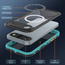Charger l&#39;image dans la galerie, Étui IP68 imperméable à l&#39;iPhone 17, Punkcase [Teal] [série StudStar] [Slim Fit]

