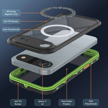Charger l&#39;image dans la galerie, Étui IP68 imperméable d&#39;iPhone 17, Punkcase [vert clair] [série StudStar] [Slim Fit] [Dirtoproof]
