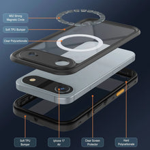 Charger l&#39;image dans la galerie, Étui IP68 imperméable à l&#39;iPhone 17, Punkcase [noir] [série StudStar] [Slim Fit]
