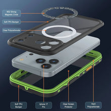 Load image into Gallery viewer, Étui IP68 imperméable iPhone 17 Pro, punkcase [vert clair] [série StudStar] [Slim Fit] [Dirtoproof]
