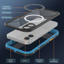 Load image into Gallery viewer, Étui IP68 imperméable iPhone 17, Punkcase [Bleu clair] [série StudStar] [Slim Fit] [Dirtoproof]

