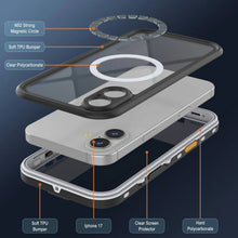Load image into Gallery viewer, Étui IP68 imperméable iPhone 17, Punkcase [Clear] [série StudStar] [Slim Fit] [Dirtoproof]
