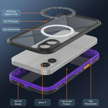 Load image into Gallery viewer, Étui IP68 imperméable iPhone 17, Punkcase [Purple] [série StudStar] [Slim Fit] [Dirtoproof]
