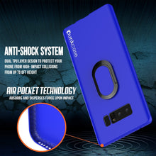 Load image into Gallery viewer, Galaxy Note 8 Case, Punkcase Magnetix Protective TPU Cover W/ Kickstand, Screen Protector [Blue] 
