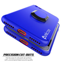 Load image into Gallery viewer, iPhone 8 Case, Punkcase Magnetix Protective TPU Cover W/ Kickstand, PLUS Tempered Glass Screen Protector [Blue] 
