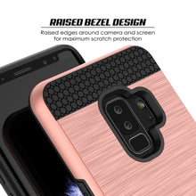 Charger l'image dans la galerie, Galaxy S9 Plus Case, PUNKcase [SLOT Series] [Slim Fit] Dual-Layer Armor Cover w/Integrated Anti-Shock System, Credit Card Slot  [Rose Gold] (Color in image: Pink)
