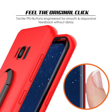 Load image into Gallery viewer, Galaxy S8 PLUS, Punkcase Magnetix Protective TPU Cover W/ Kickstand, Screen Protector [Red] 

