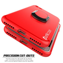 Load image into Gallery viewer, iPhone 8 Case, Punkcase Magnetix Protective TPU Cover W/ Kickstand, Tempered Glass Screen Protector [Red] 
