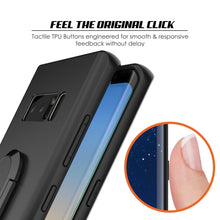 Load image into Gallery viewer, Galaxy Note 8 Case, Punkcase Magnetix Protective TPU Cover W/ Kickstand, Screen Protector [Black] 
