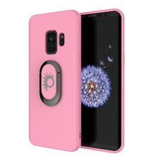 Charger l&#39;image dans la galerie, Galaxy S9 Case, Punkcase Magnetix Protective TPU Cover W/ Kickstand, Ring Grip Holder &amp; Metal Plate for Magnetic Car Phone Mount PLUS PunkShield Screen Protector for Samsung S9 Edge [Pink] (Color in image: pink)
