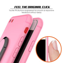 Load image into Gallery viewer, iPhone SE (4.7&quot;) Case, Punkcase Magnetix Protective TPU Cover W/ Kickstand, Tempered Glass Screen Protector [pink] (Color in image: black)
