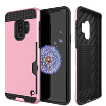 Charger l'image dans la galerie, Galaxy S9 Plus Case, PUNKcase [SLOT Series] [Slim Fit] Dual-Layer Armor Cover w/Integrated Anti-Shock System [Pink] (Color in image: Pink)
