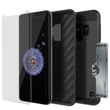 Load image into Gallery viewer, Galaxy S9 Case, PUNKcase [SLOT Series] [Slim Fit] Dual-Layer Armor Cover w/Integrated Anti-Shock System, Credit Card Slot [Black] (Color in image: White)

