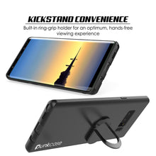 Load image into Gallery viewer, Galaxy Note 8 Case, Punkcase Magnetix Protective TPU Cover W/ Kickstand, Screen Protector [Black] (Color in image: blue)
