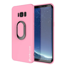 Load image into Gallery viewer, Galaxy S8 PLUS, Punkcase Magnetix Protective TPU Cover W/ Kickstand, Screen Protector [Pink] (Color in image: pink)
