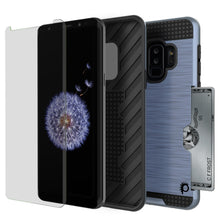 Charger l'image dans la galerie, Galaxy S9 Plus Case, PUNKcase [SLOT Series] [Slim Fit] Dual-Layer Armor Cover w/Integrated Anti-Shock System, Credit Card Slot [Navy] (Color in image: White)
