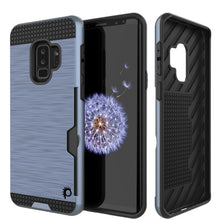 Charger l'image dans la galerie, Galaxy S9 Plus Case, PUNKcase [SLOT Series] [Slim Fit] Dual-Layer Armor Cover w/Integrated Anti-Shock System, Credit Card Slot [Navy] (Color in image: Navy)
