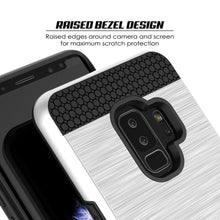 Load image into Gallery viewer, Galaxy S9 Plus Case, PUNKcase [SLOT Series] [Slim Fit] Dual-Layer Armor Cover w/Integrated Anti-Shock System, Credit Card Slot &amp; Screen Protector [White] (Color in image: Pink)
