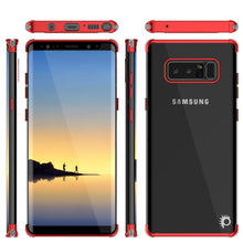 Load image into Gallery viewer, Note 8 Case, Punkcase [BLAZE SERIES] Protective Cover W/ PunkShield Screen Protector [Shockproof] [Slim Fit] for Samsung Galaxy Note 8 [Red] (Color in image: Silver)
