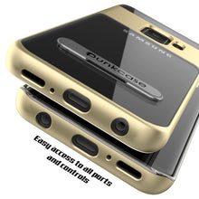 Charger l'image dans la galerie, Galaxy S9 Case, PUNKcase [LUCID 3.0 Series] [Slim Fit] [Clear Back] Armor Cover w/ Integrated Kickstand, Anti-Shock System &amp; PUNKSHIELD Screen Protector for Samsung Galaxy S9 [Gold] (Color in image: Grey)
